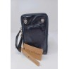 Sacoche téléphone cuir brillante