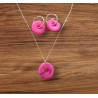 Ensemble boucle d'oreille & collier