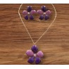 Ensemble boucle d'oreille & collier