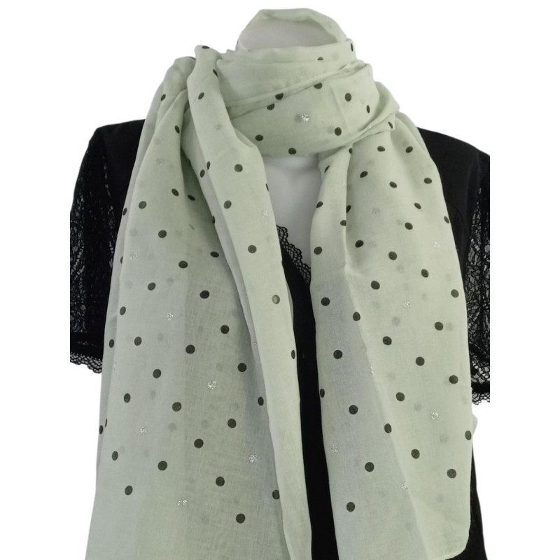 Foulard petit pois